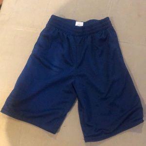 Blue Boys athletic shorts